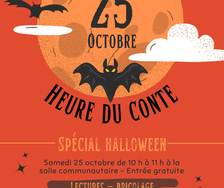 Heure du conte – Spécial Halloween