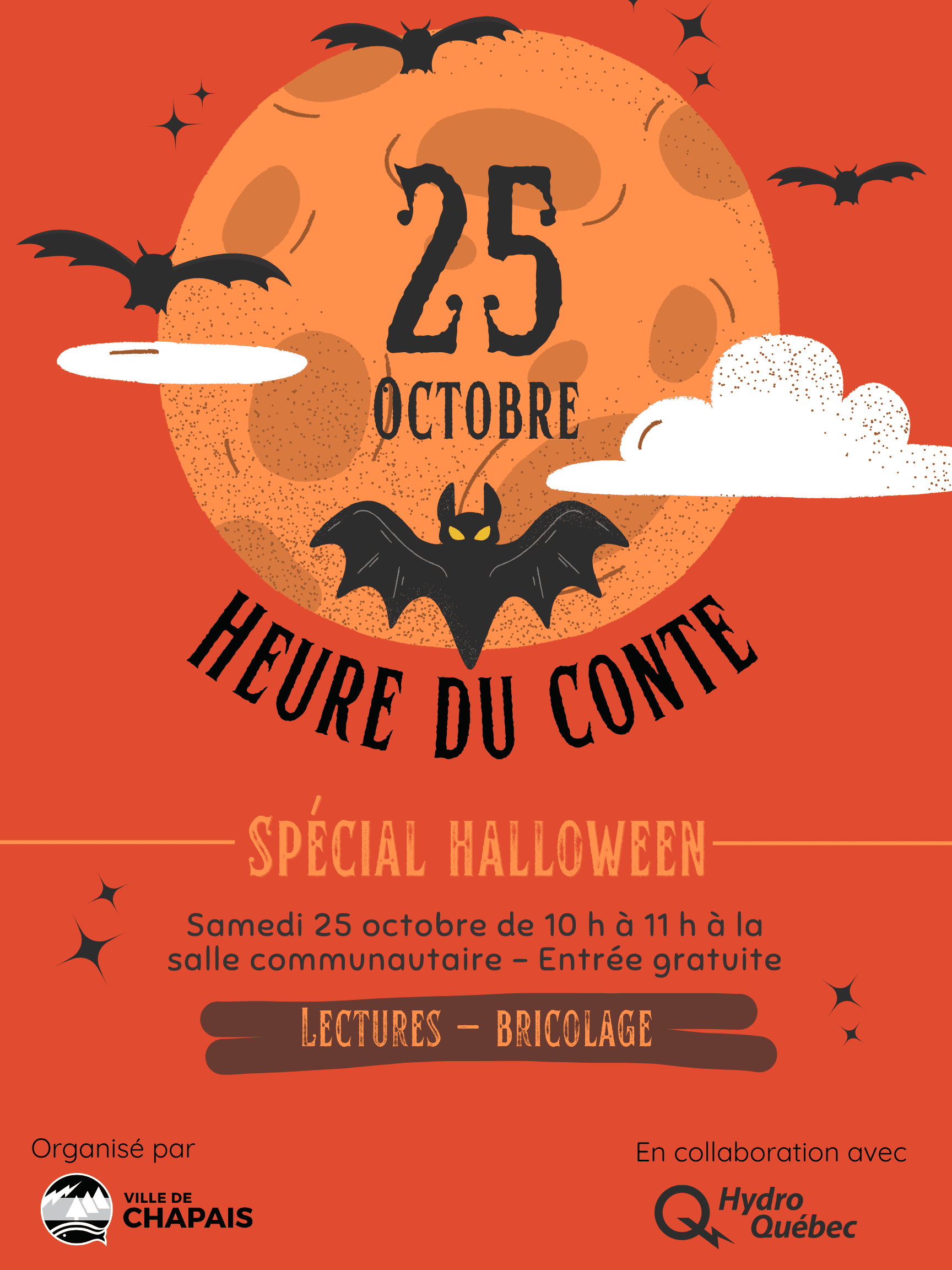 Heure du conte – Spécial Halloween