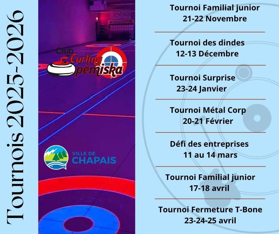 tournoi curling chapais
